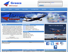 Tablet Screenshot of greeceairwaysva.com